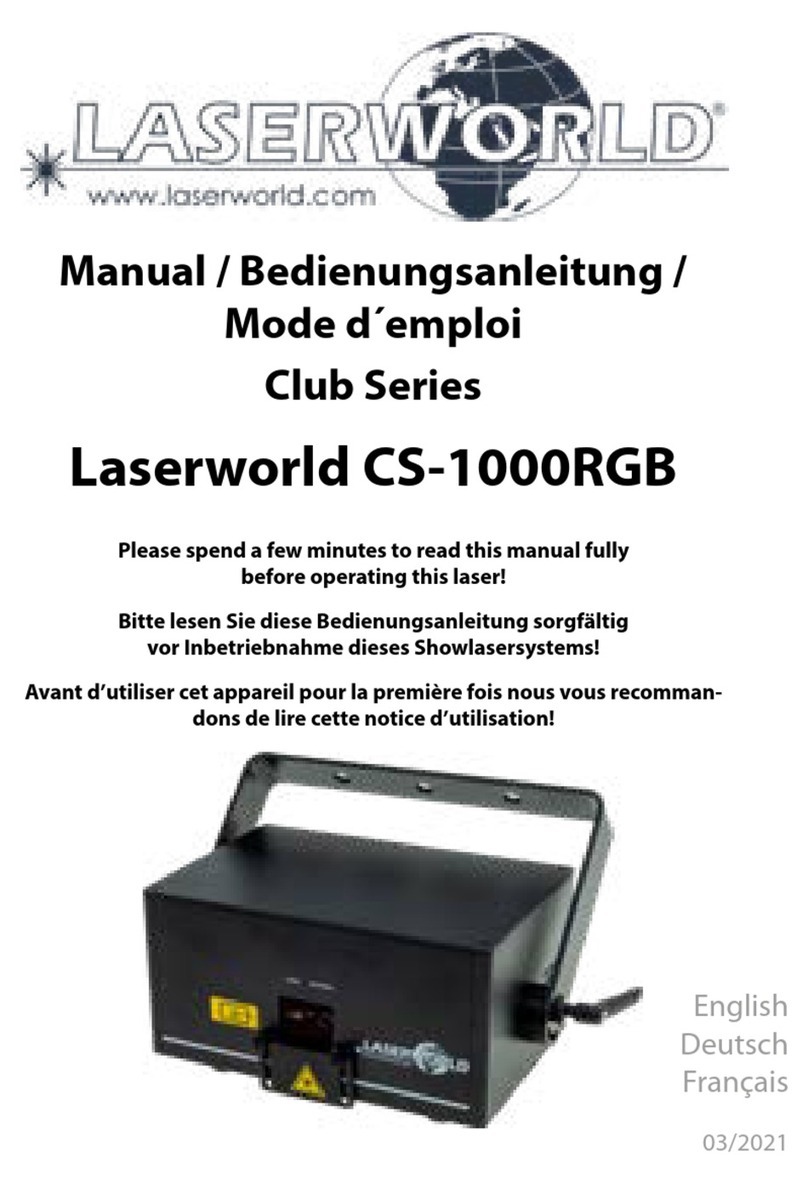 Laserworld CS-1000 manual