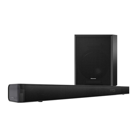 Hisense AX3100G User manual