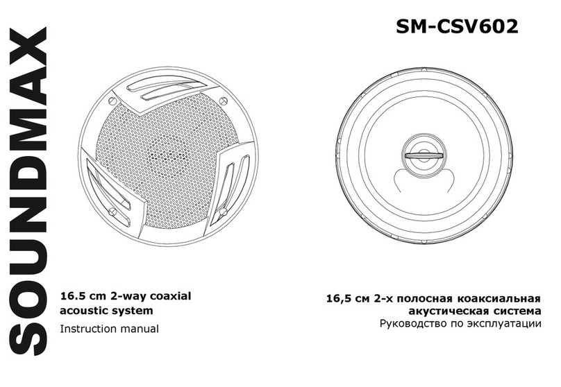 SoundMax SM-CSV602 instruction manual