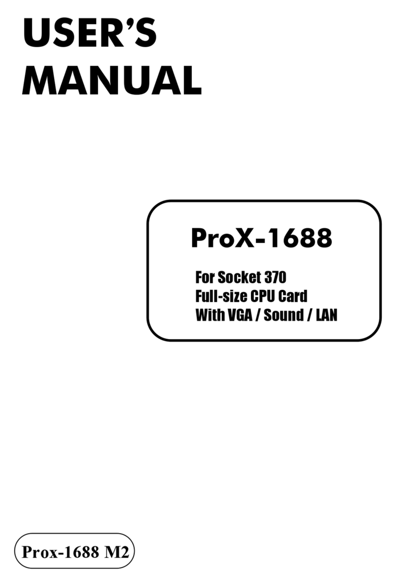 protech ProX-1688 user manual