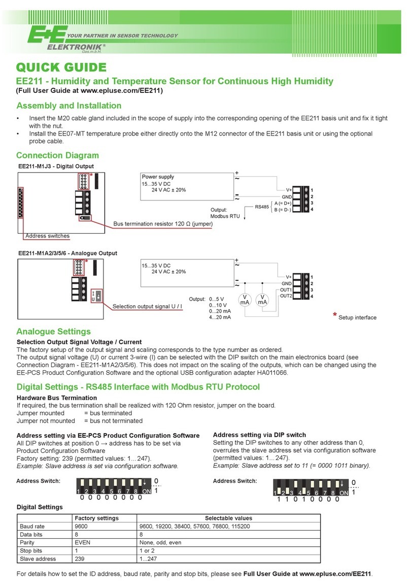 E+E Elektronik EE211 User manual