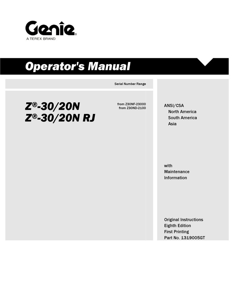 Terex Z30NF-23000 User manual Terex Z30NF-23000 User manual