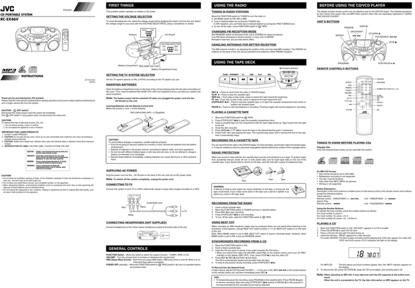 JVC RC-EX46V instructions