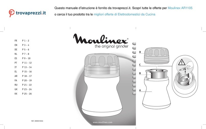 Moulinex AR1105 manual