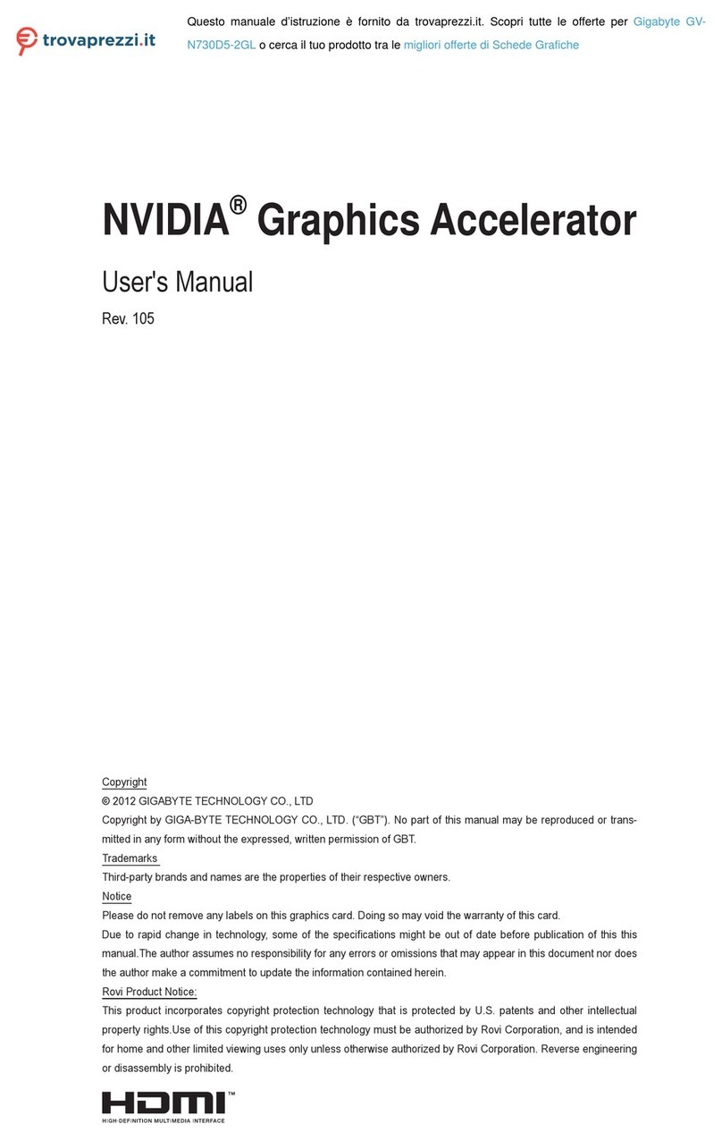 Gigabyte NVIDIA N730D5-2GL User manual