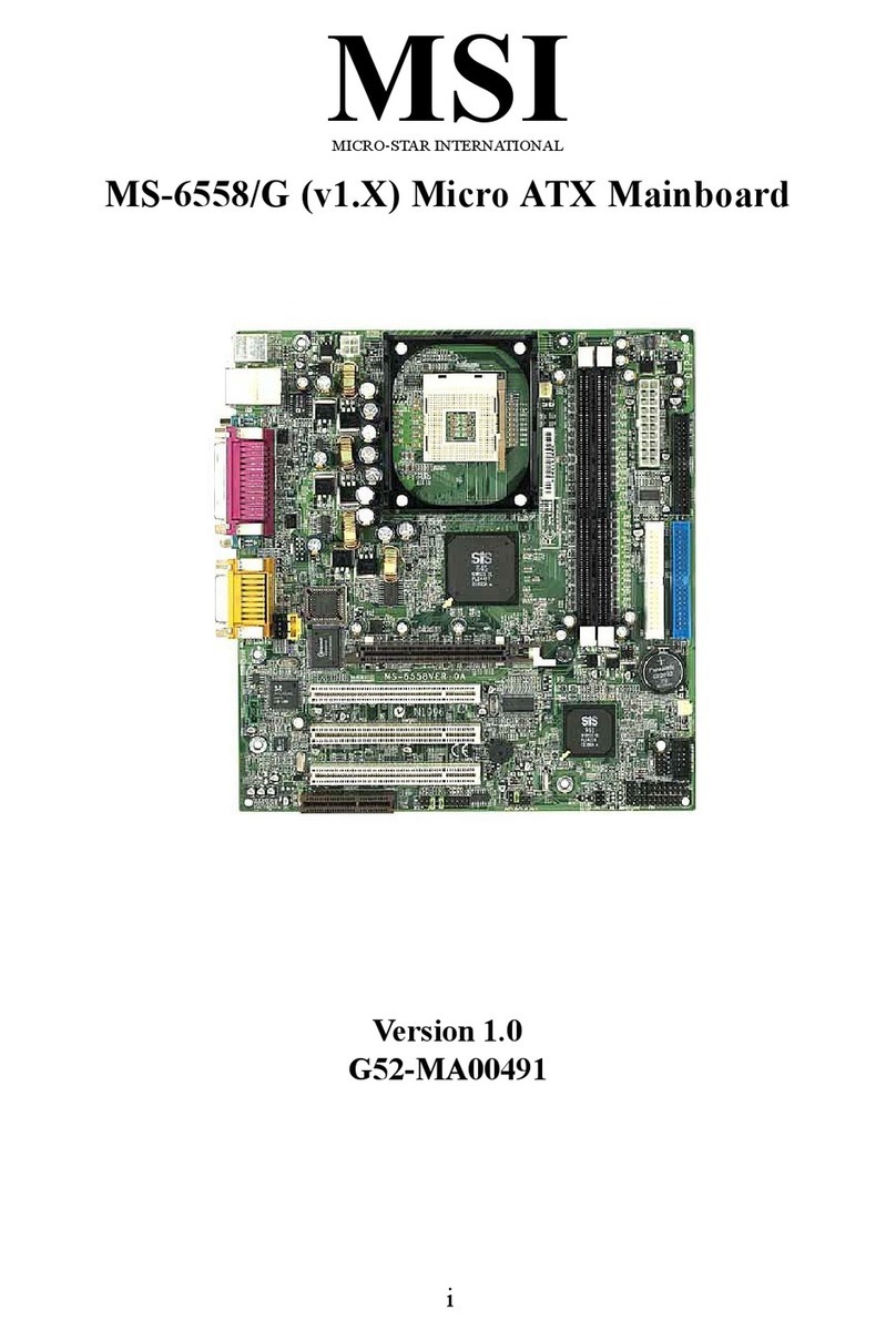 MSI MS-6558/G User manual