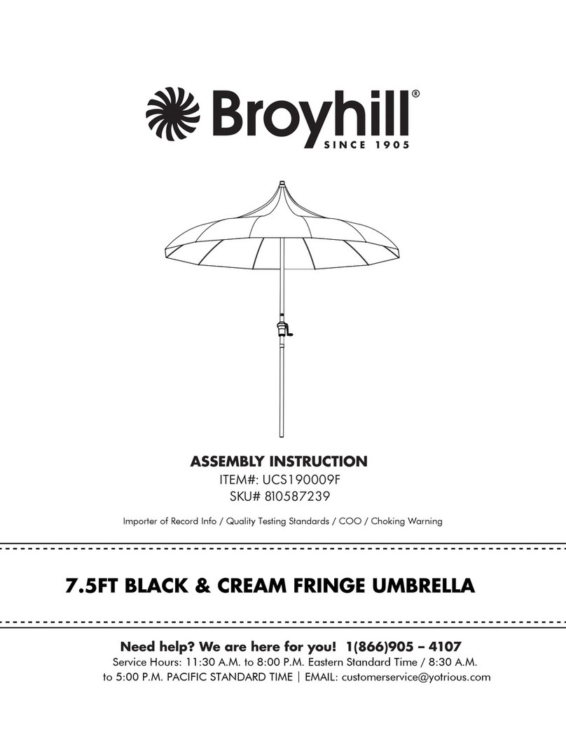 Broyhill UCS190009F User manual