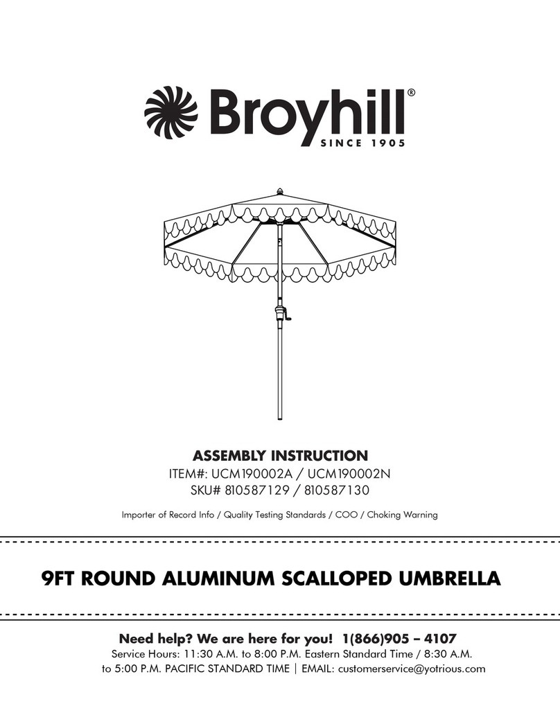 Broyhill UCM190002A User manual