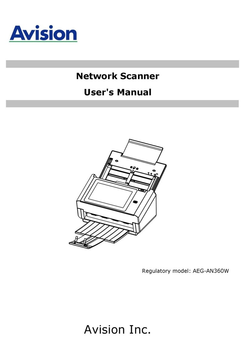 Avision AEG-AN360W user manual