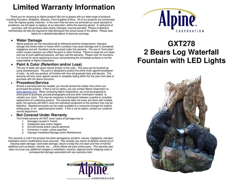 Alpine GXT278 Assembly instructions