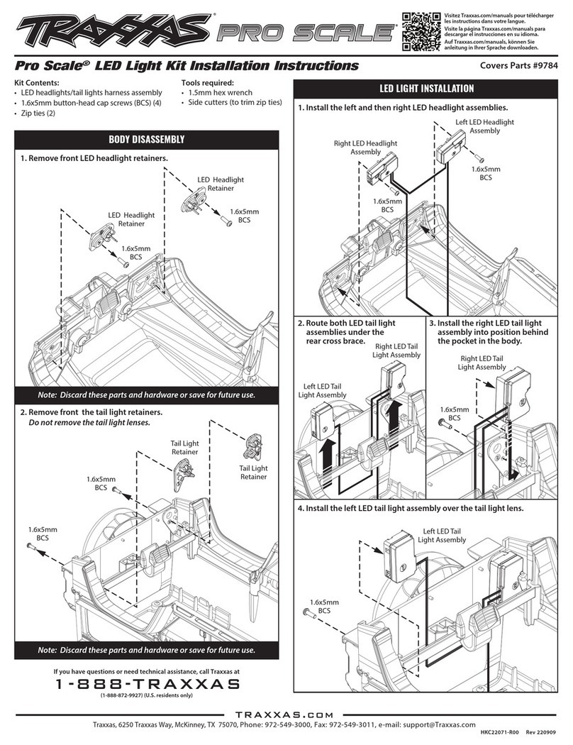 Traxxas Pro Scale 9784 installation instructions