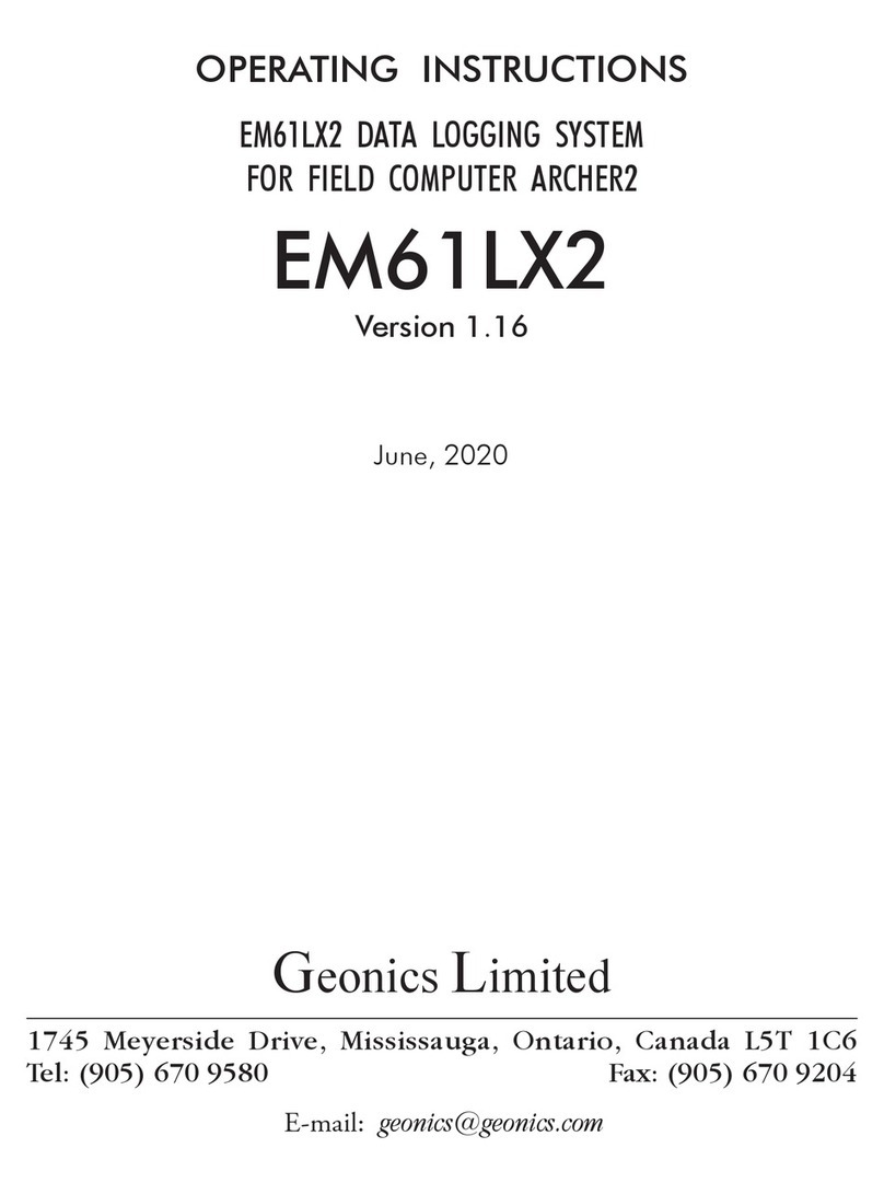 Geonics Limited EM61LX2 User manual