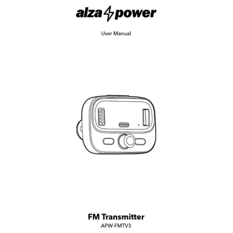 AlzaPower APW-FMTV3 user manual