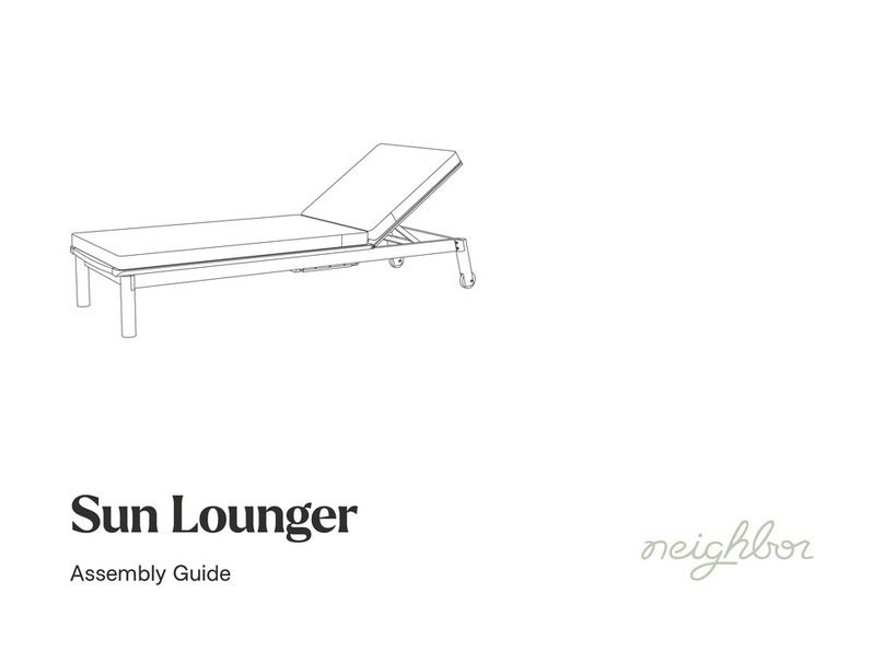neighbor Sun Lounger Assembly guide
