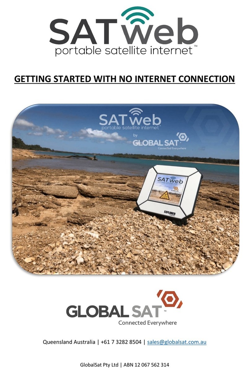 Global Sat SATweb EXPLORER 510 User manual