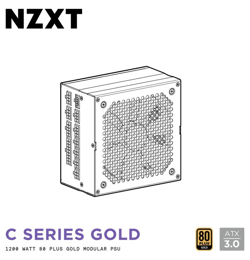 NZXT C GOLD Series User manual