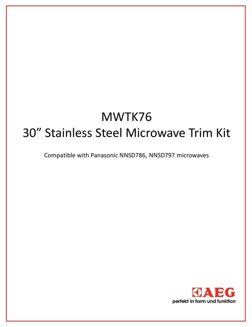 AEG MWTK76 quick start guide