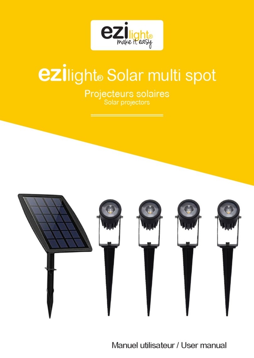 ezilight Solar multi spot user manual