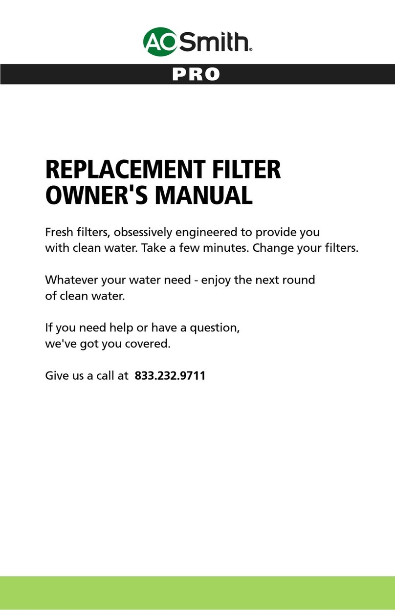 A.O. Smith PRO AOW-3000-R owner's manual