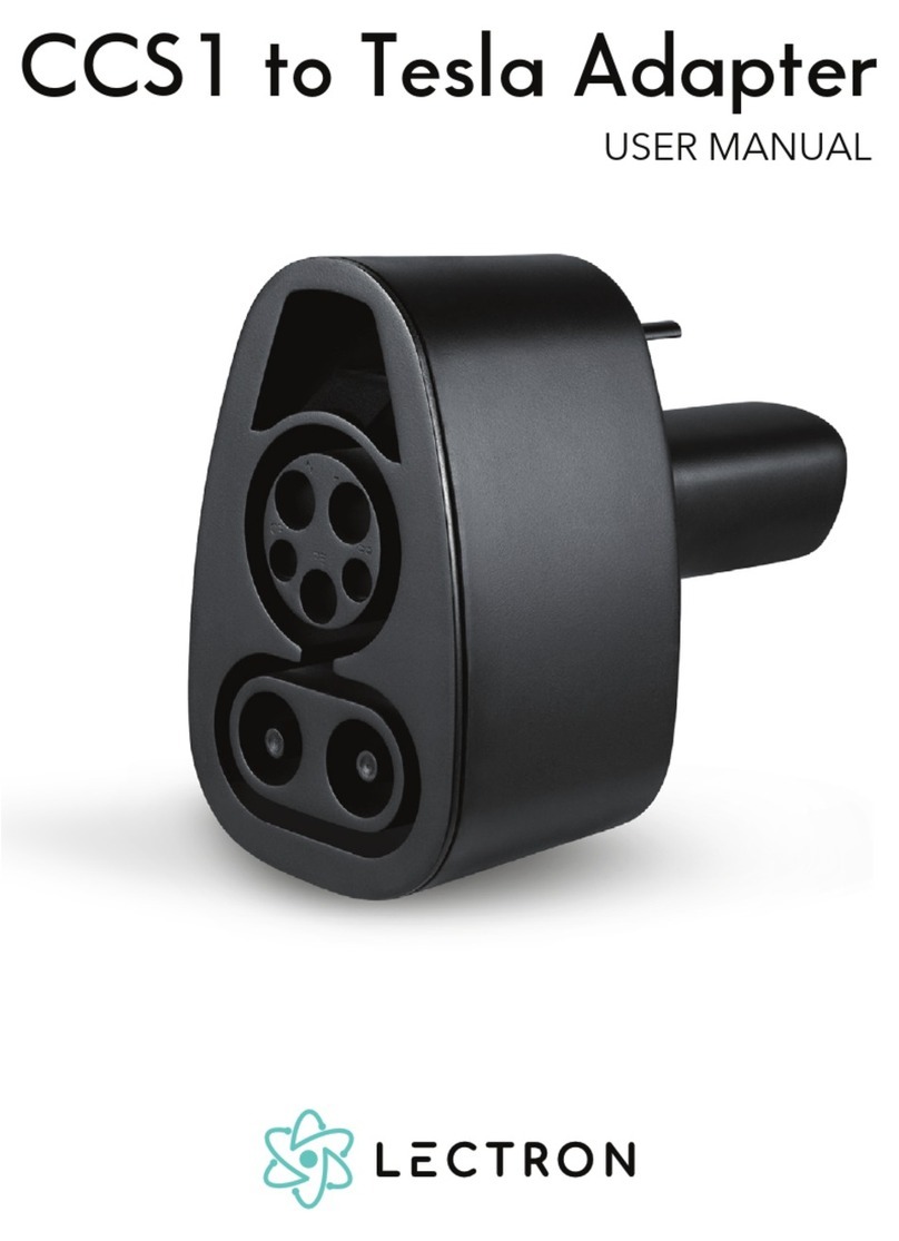 Lectron CCS1 to Tesla Adapter user manual