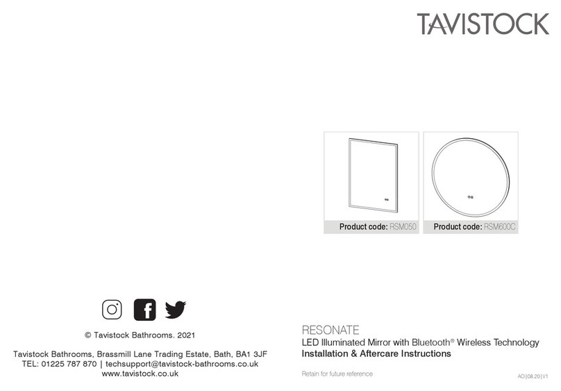 Tavistock RSM050 Installation & Aftercare Instructions