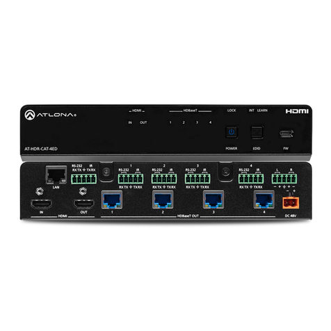 Panduit ATLONA AT-HDR-CAT-4ED manual