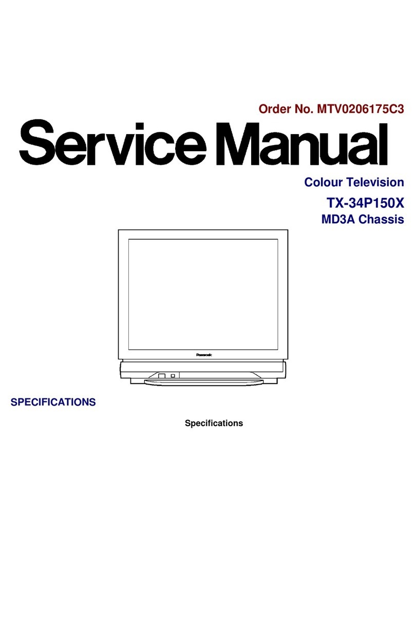 Panasonic TX-34P150X Service manual
