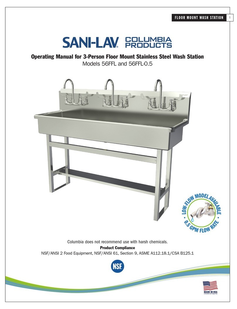 Sani-Lav 56FFL operating manual