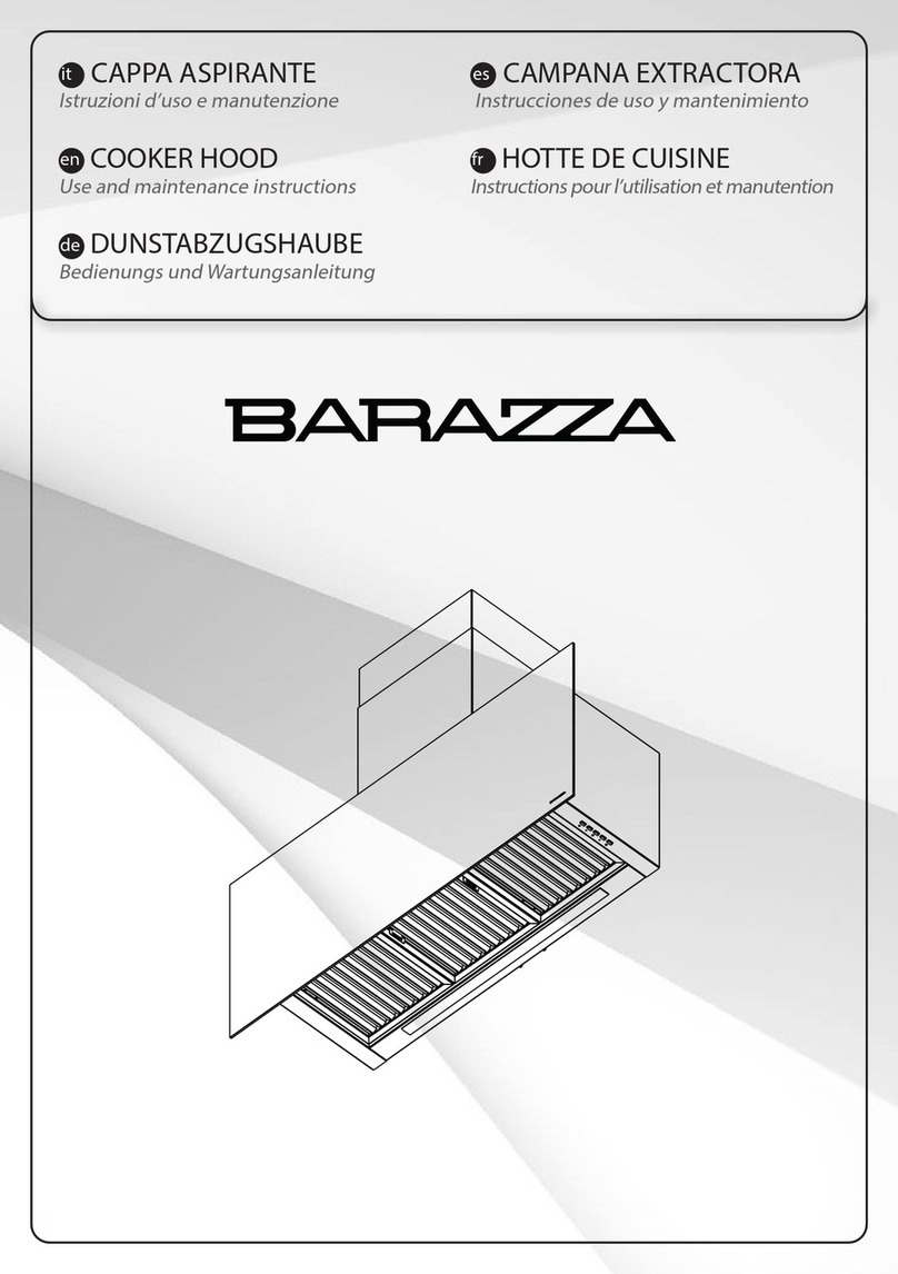 Barazza 1KCYP9 Use and maintenance instructions