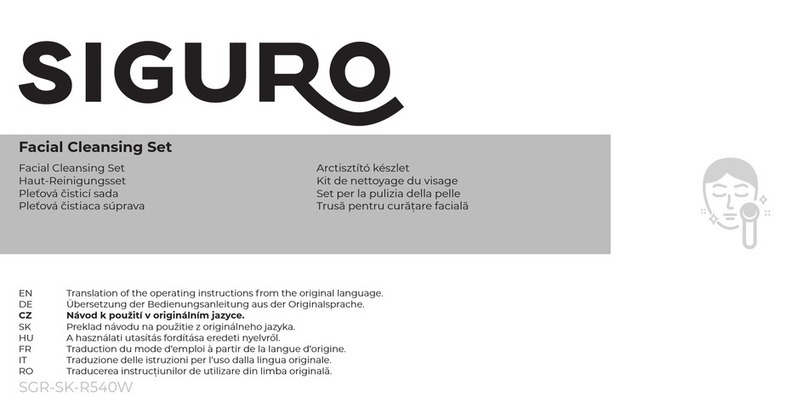SIGURO SGR-SK-R540W Operating instructions