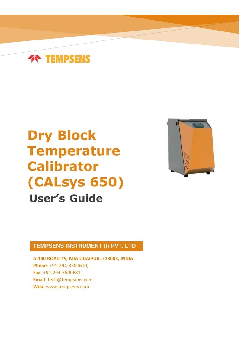 Tempsens CALSYS 650 user guide
