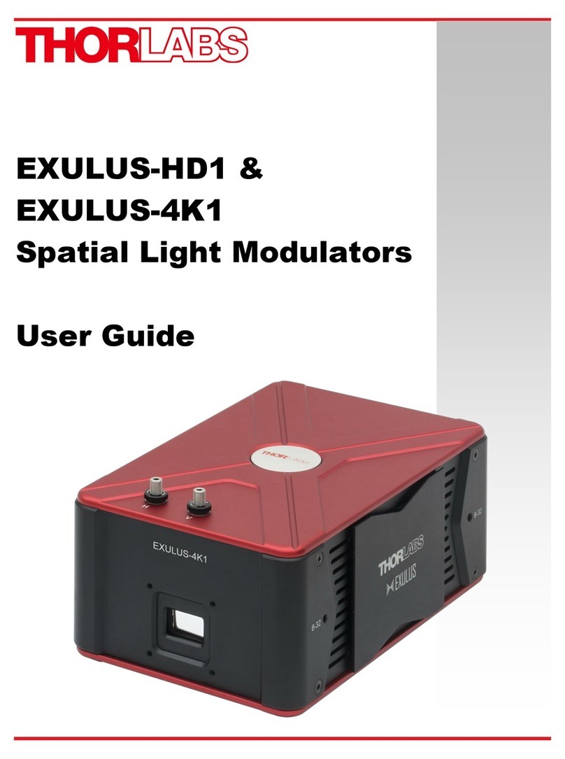 THORLABS EXULUS-HD1 User manual