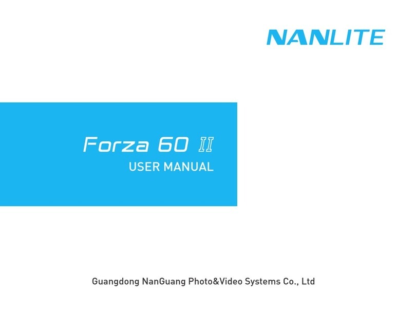 NANLITE Forza 60 II User manual