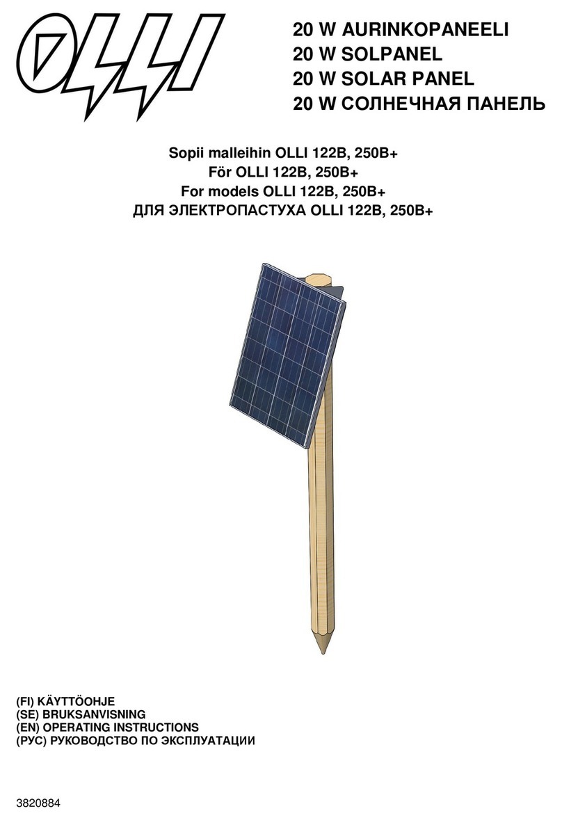 Olli 122B operating instructions