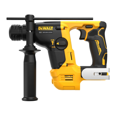 DeWalt XR DCH072 Original instructions