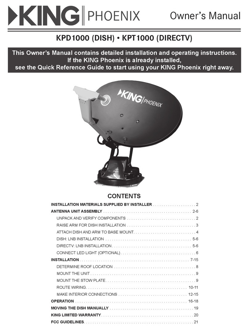 KING PHOENIX KPD1000 owner's manual
