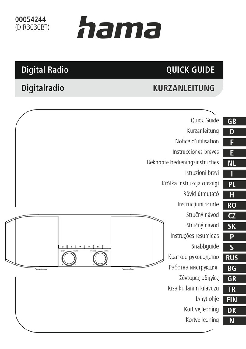 Hama DIR3030BT quick guide