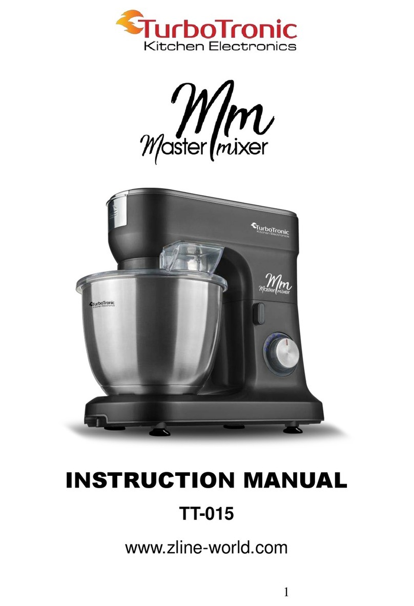 TurboTronic Master Mixer TT-015 User manual