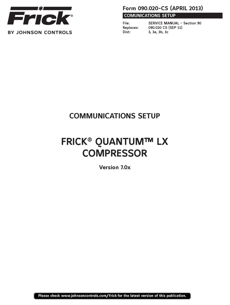 Johnson Controls Frick QUANTUM LX Manual