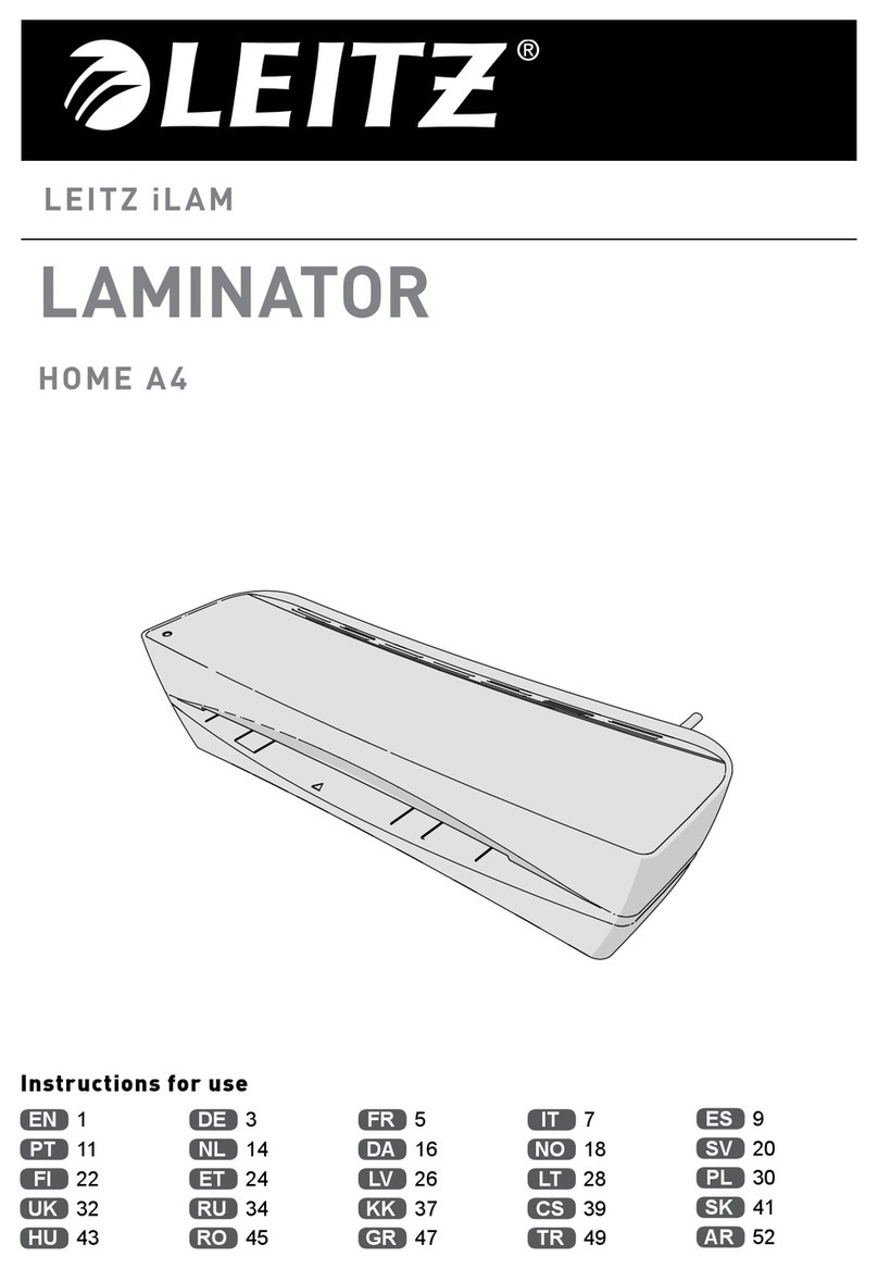 LEITZ Precision Home A4 User manual LEITZ Precision Home A4 User manual