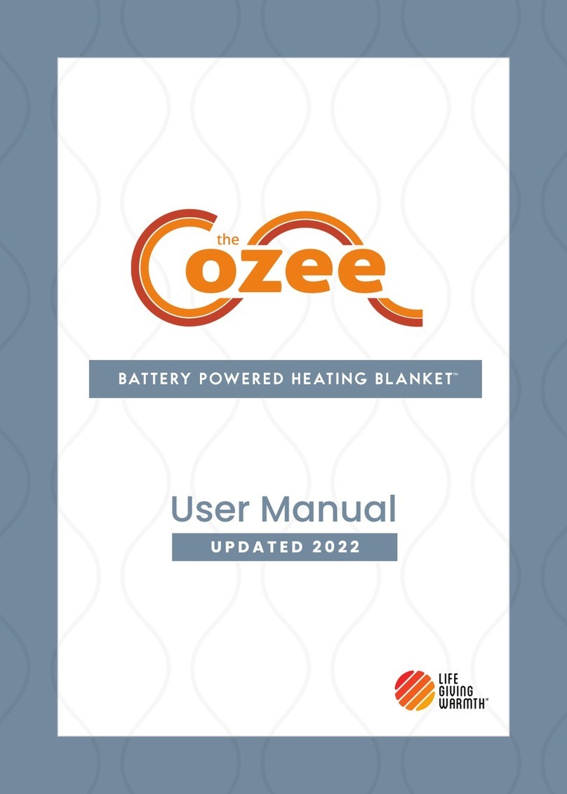 Life Giving Warmth The Cozee user manual