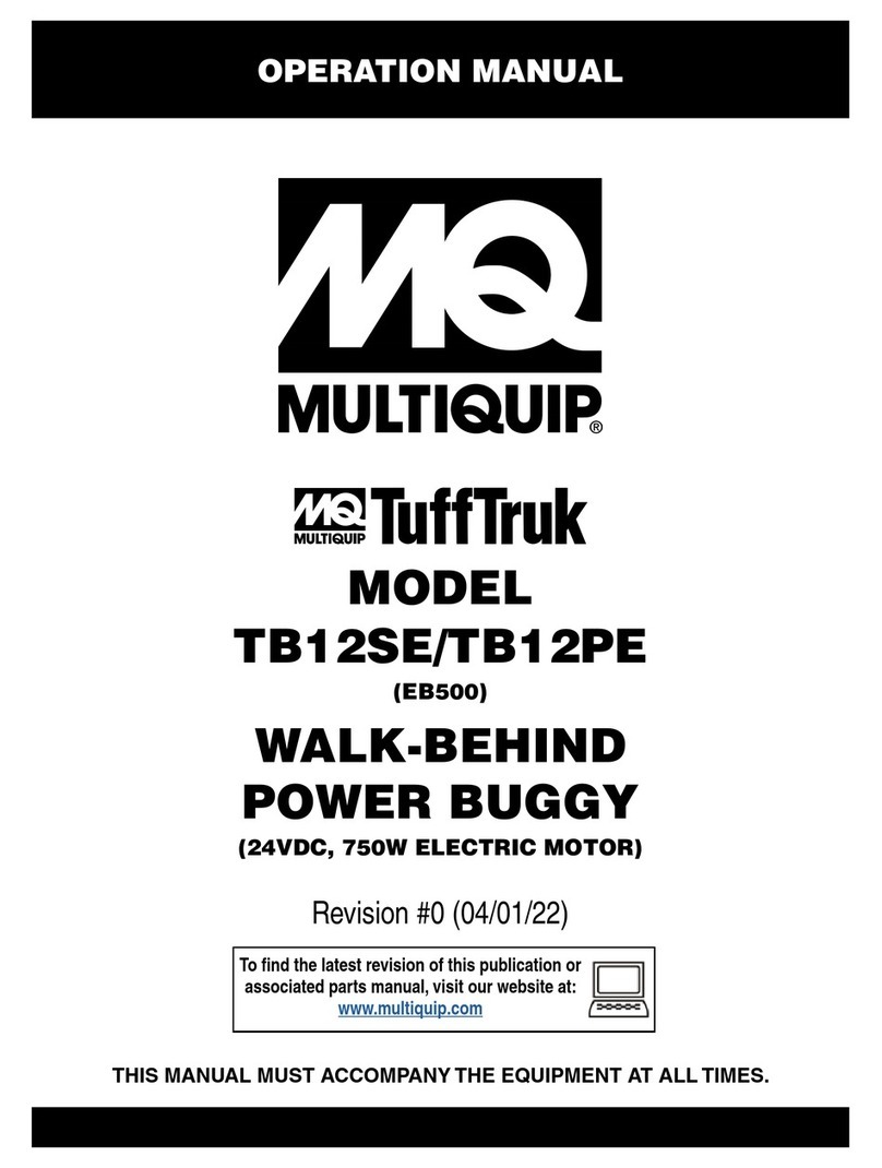 MULTIQUIP TuffTruk TB12SE Operation manual