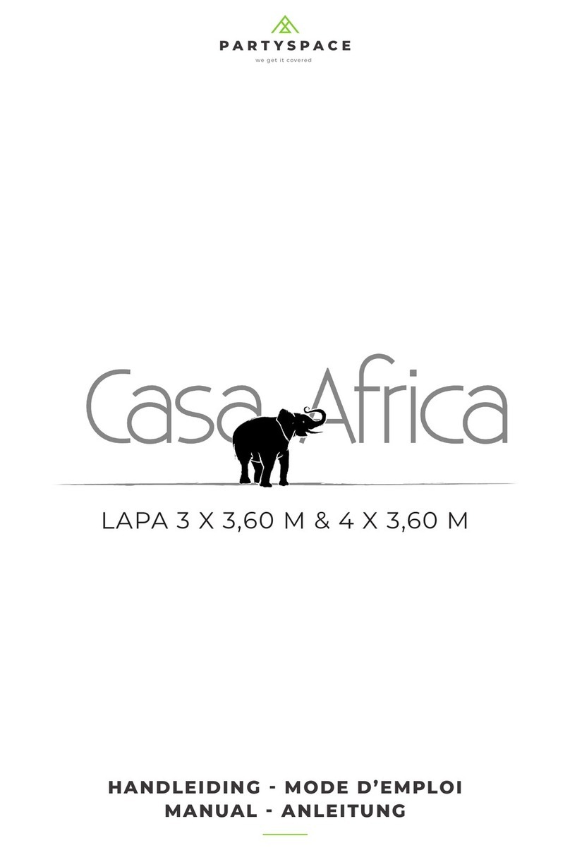 PartySpace Casa Africa LAPA CSAFLAPA436CL manual PartySpace Casa Africa LAPA CSAFLAPA436CL manual