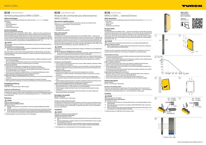 turck IMXK12-DO01 Series quick start guide turck IMXK12-DO01 Series quick start guide