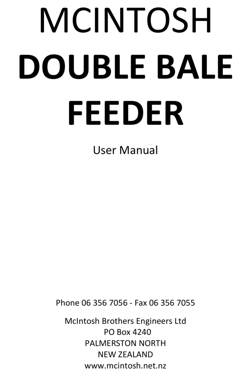 McIntosh Double Bale Feeder user manual