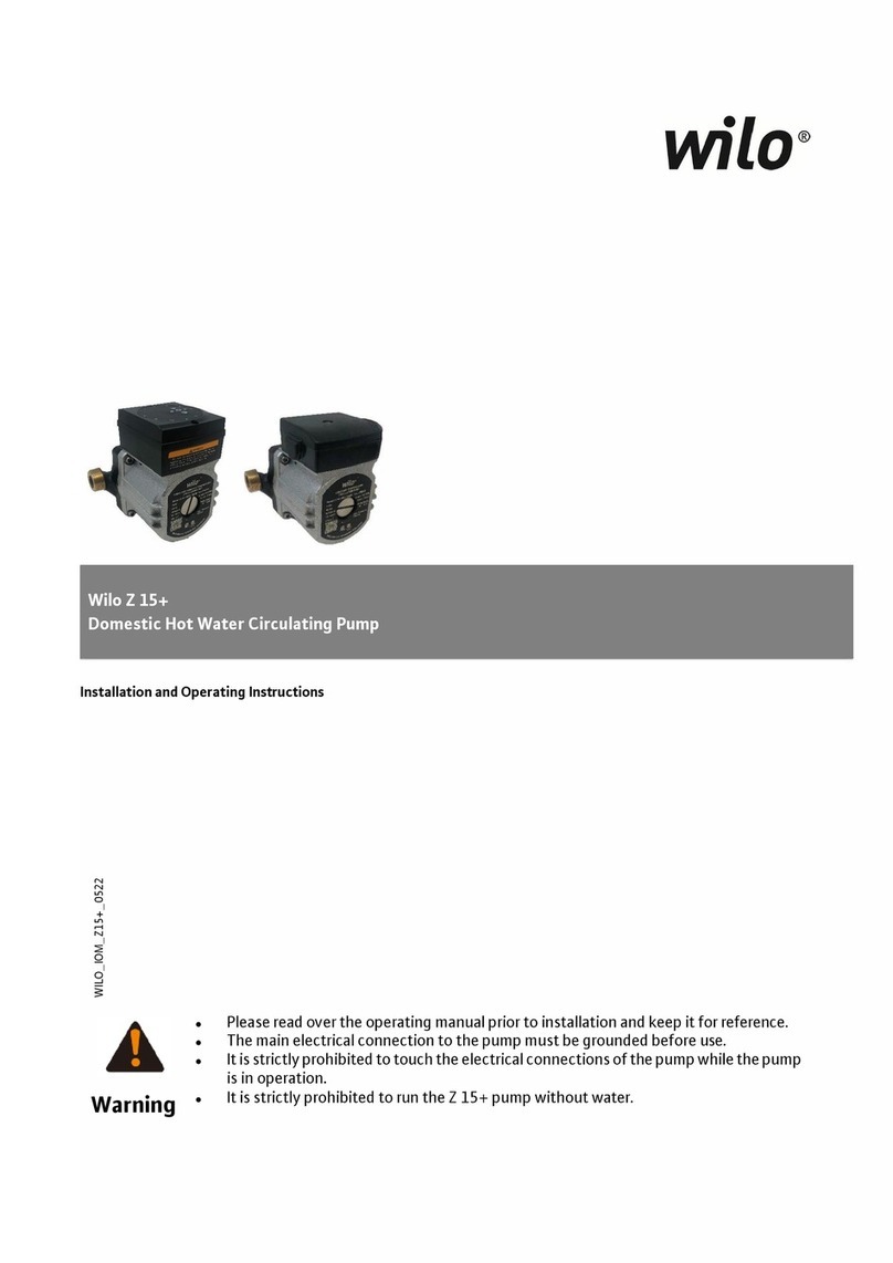 Wilo Z 15+ Installation and operating instructions