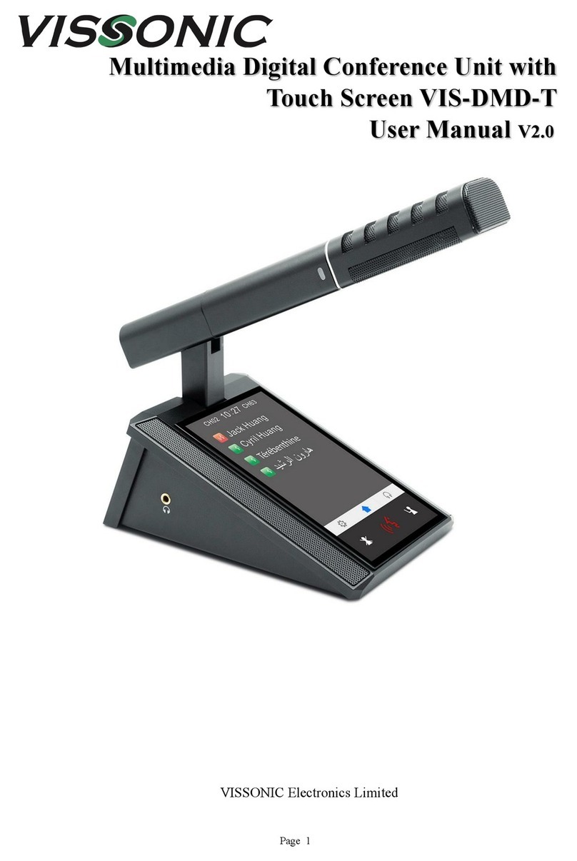vissonic VIS-DMD-T user manual