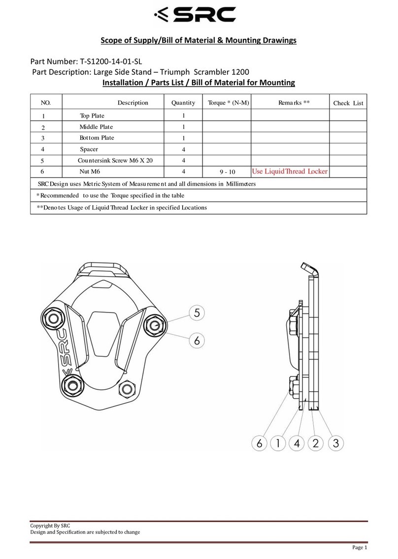 SRC T-S1200-14-01-SL quick start guide