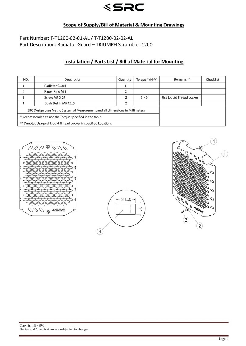 SRC T-T1200-02-01-AL User manual