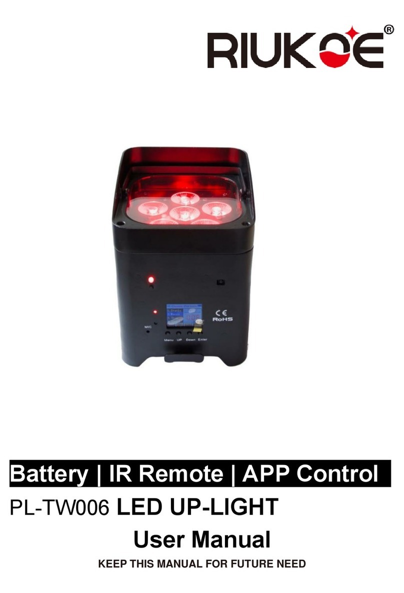 RIUKOE PL-TW006 user manual